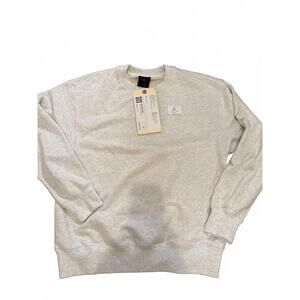 SAMPLE TAG Jordan Womens Crew Sweatshirt Birch Heather Size S